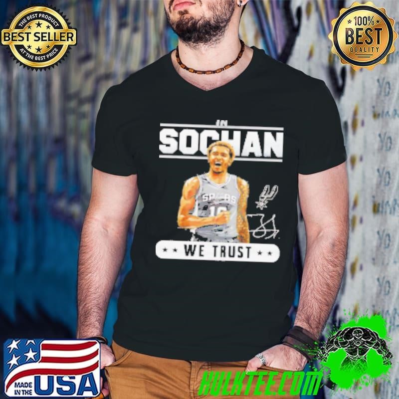 Jeremy Sochan San Antonio Spurs Baketball We Trust Signature Vintage Shirt