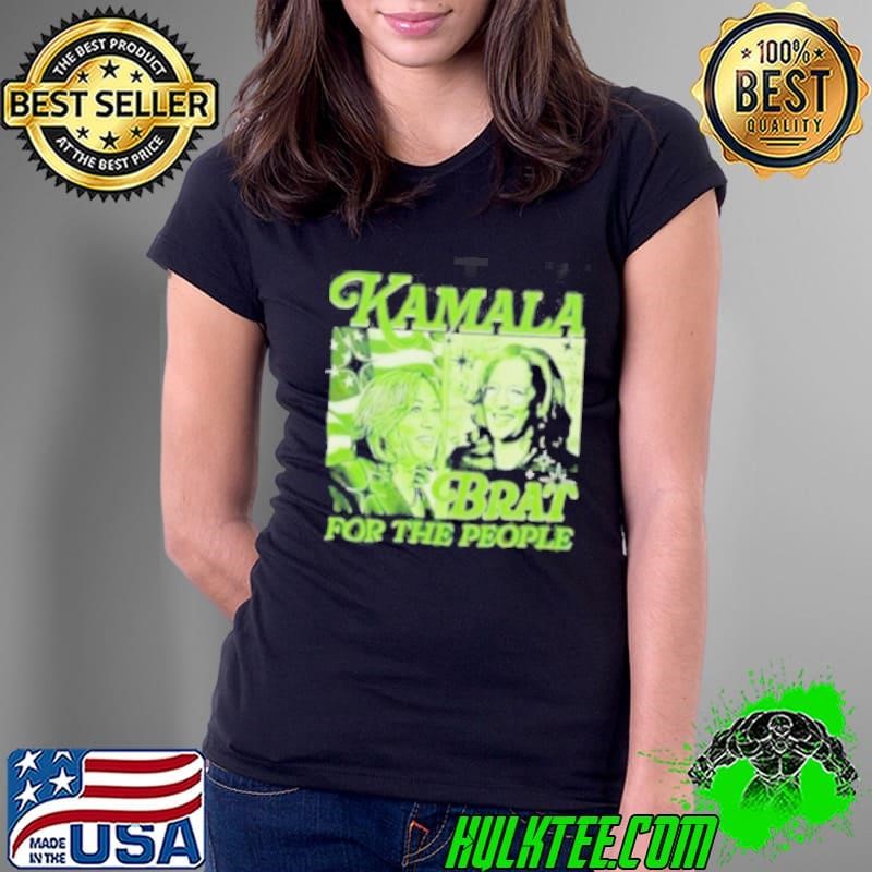 Kamala Brat For The People Kamala Harris For President 2024 Charli Xcx Inspired Ladies Tee