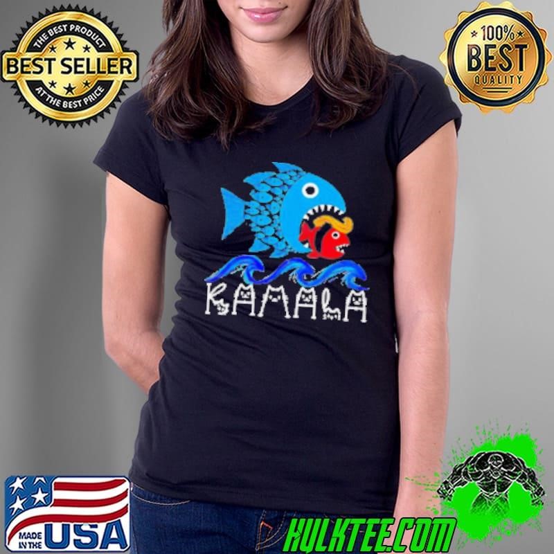 Kamala big fish eat fish Trump Ladies Tee