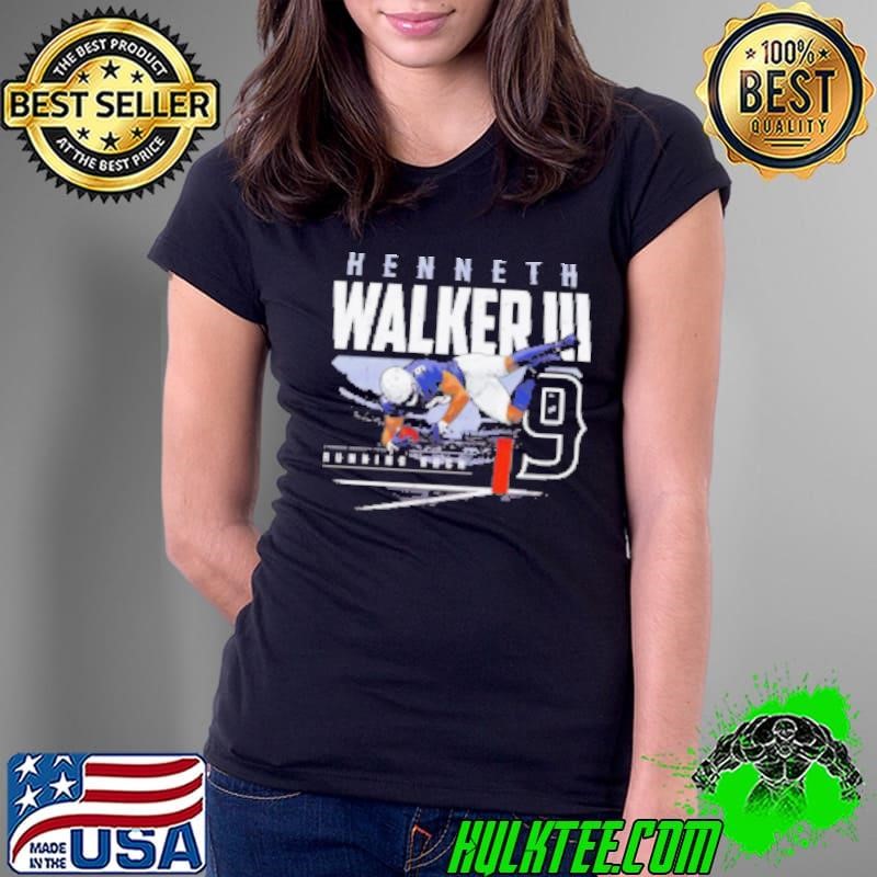 Kenneth Walker III Seahawks Seattle Football Pylon Vintage Ladies Tee
