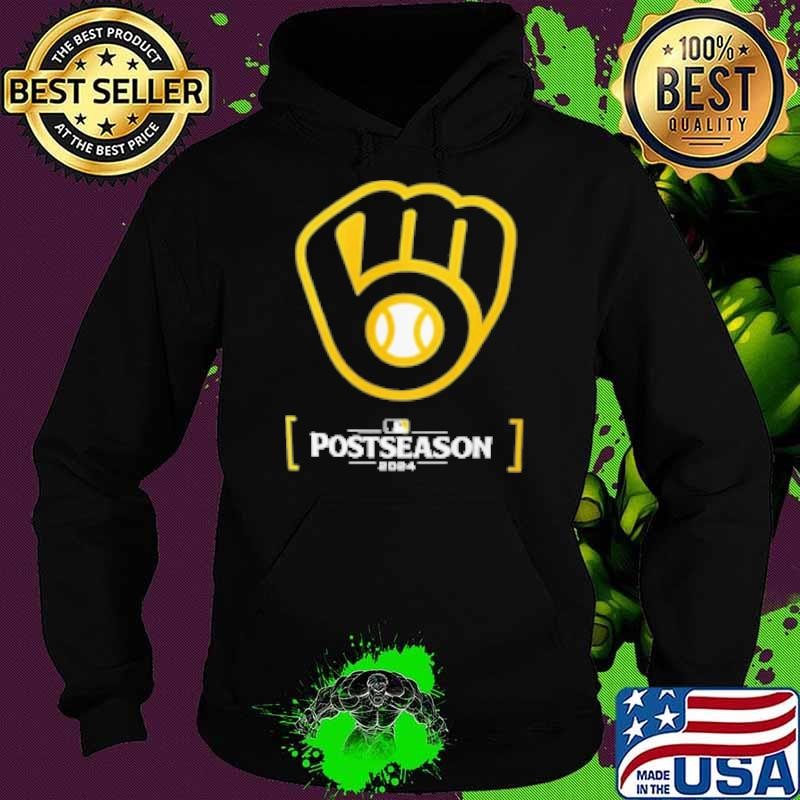 Legend Milwaukee Brewers 2024 MLB Postseason Logo Hoodie