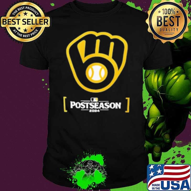 Legend Milwaukee Brewers 2024 MLB Postseason Logo Shirt