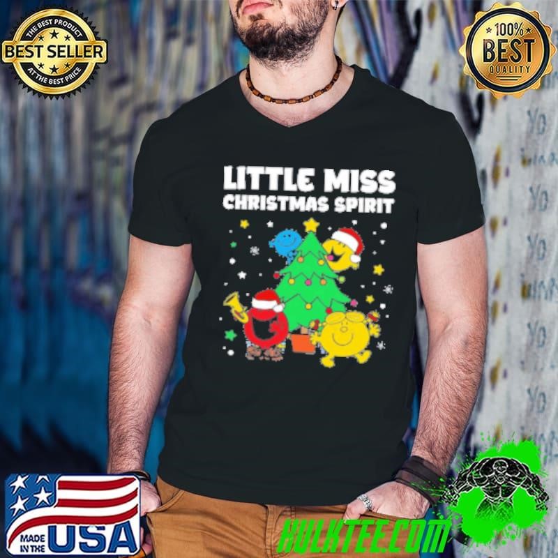 Little Miss Christmas Spirit Teacher Shirt