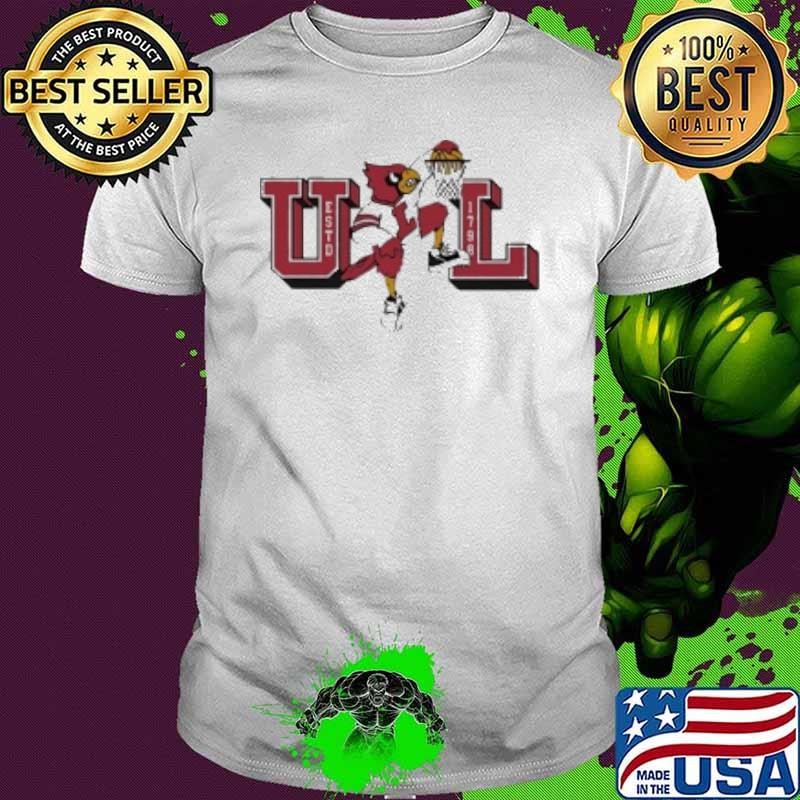 Louisville Cardinals Louisville Dunking Cardinal Shirt