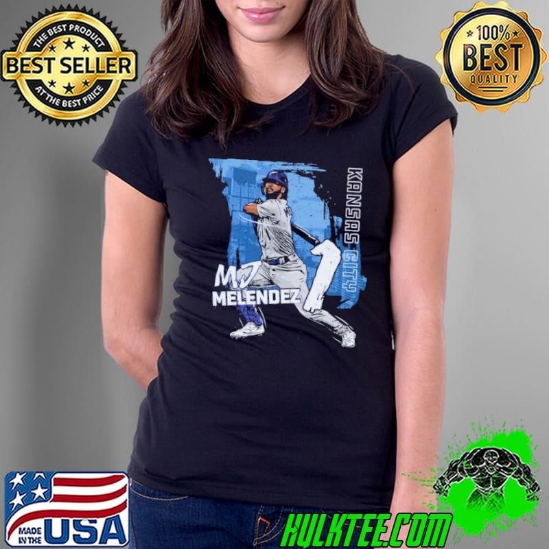 MJ Melendez American baseball left fielder and catcher Kansas City State Ladies Tee