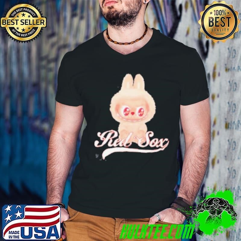 MLB Labubu Creamy Red Sox Shirt