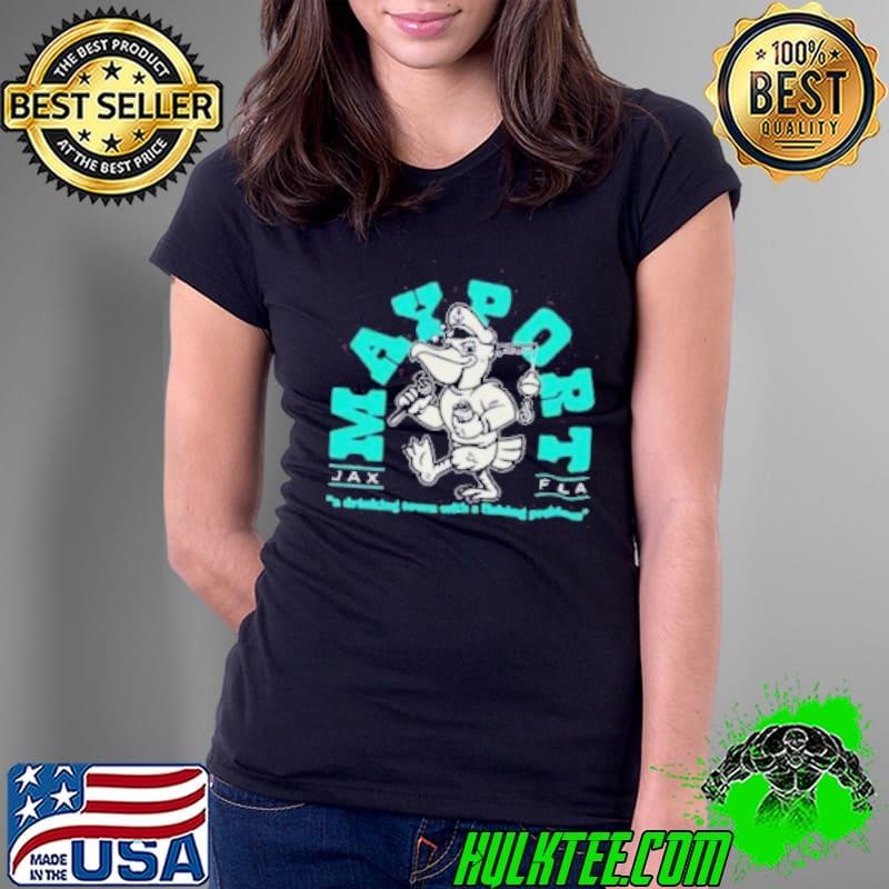 Mayport Pelican Pete a drinking town with a fishing problem shirt