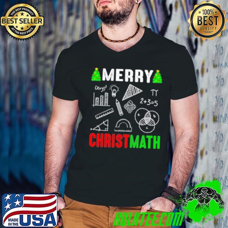 Merry Christmath Math Teacher Shirt