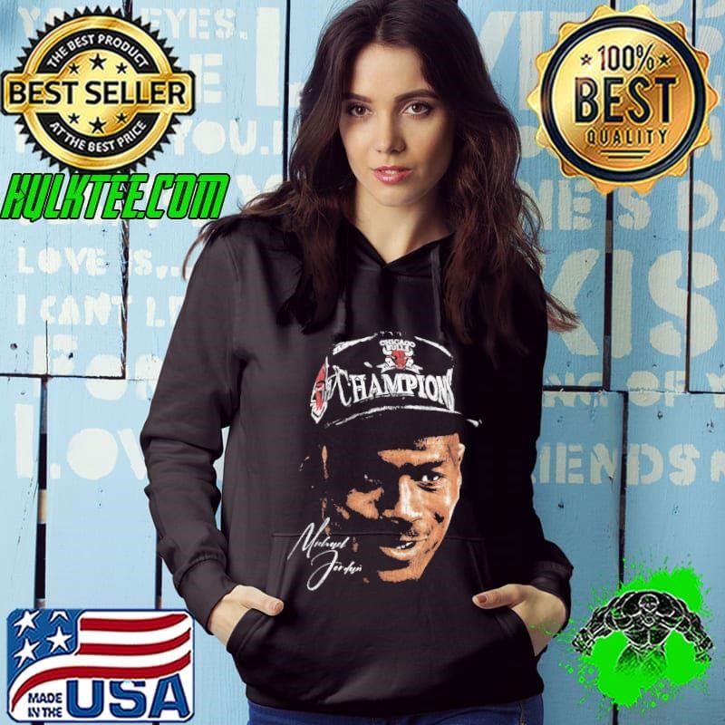 Michael Jordan Big Face Champions American businessman signature T-Shirt