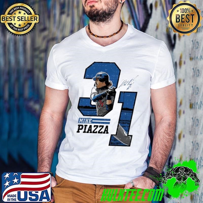 Mike Piazza American former baseball catcher New York M Offset Guys V Neck
