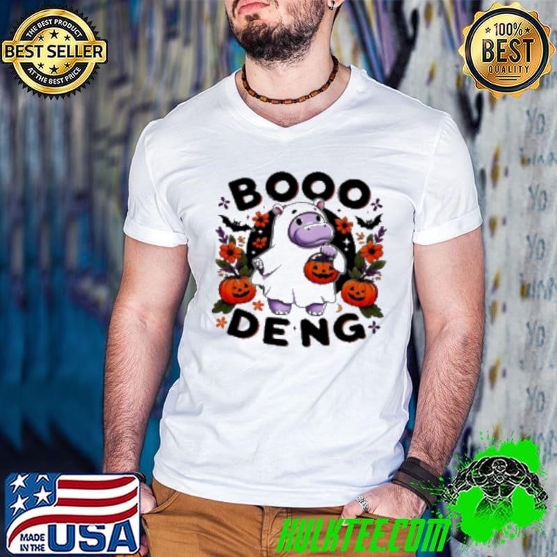 Moo Deng Cute Baby Pygmy Hippo Pig Thai Halloween Shirt