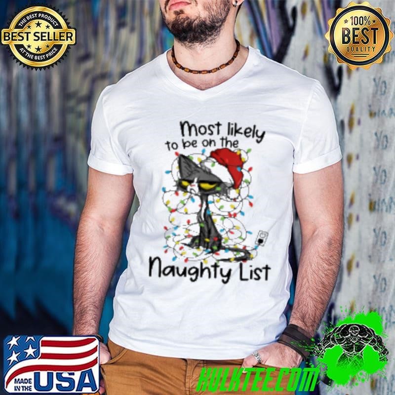 Most Likely To Be On The Naughty List Classic Guys V Neck