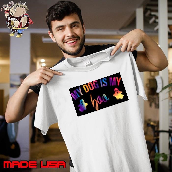 My Dog Is My Boo Funny Dog Owner Halloween Pajamas Tie Dye Unisex