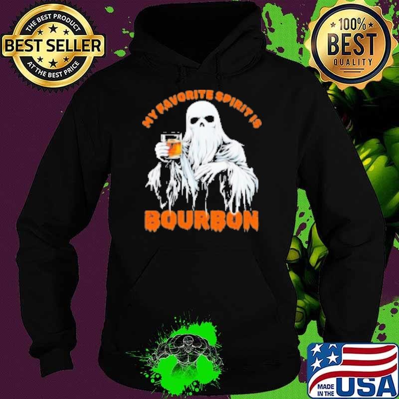 My Favorite Spirit Is Bourbon Halloween Ghost Costume Hoodie