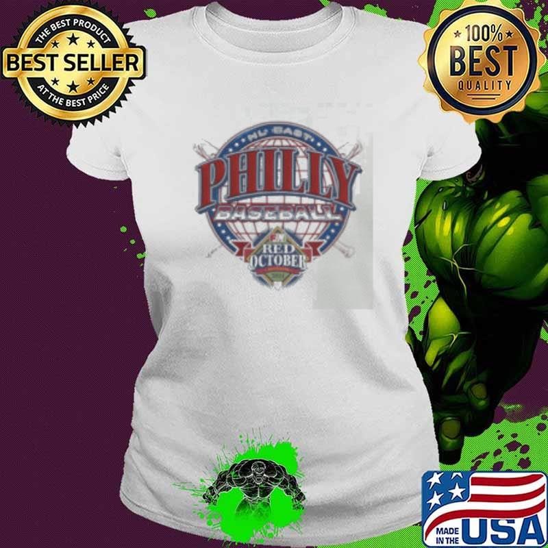 NL East Philadelphia Phillies Baseball Red October 2024 logo shirt