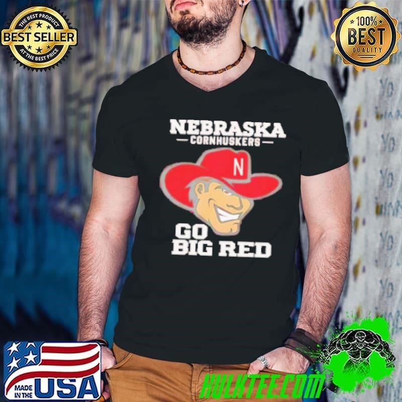 Nebraska Cornhusker Football Go Big Red Mascot Guys V Neck