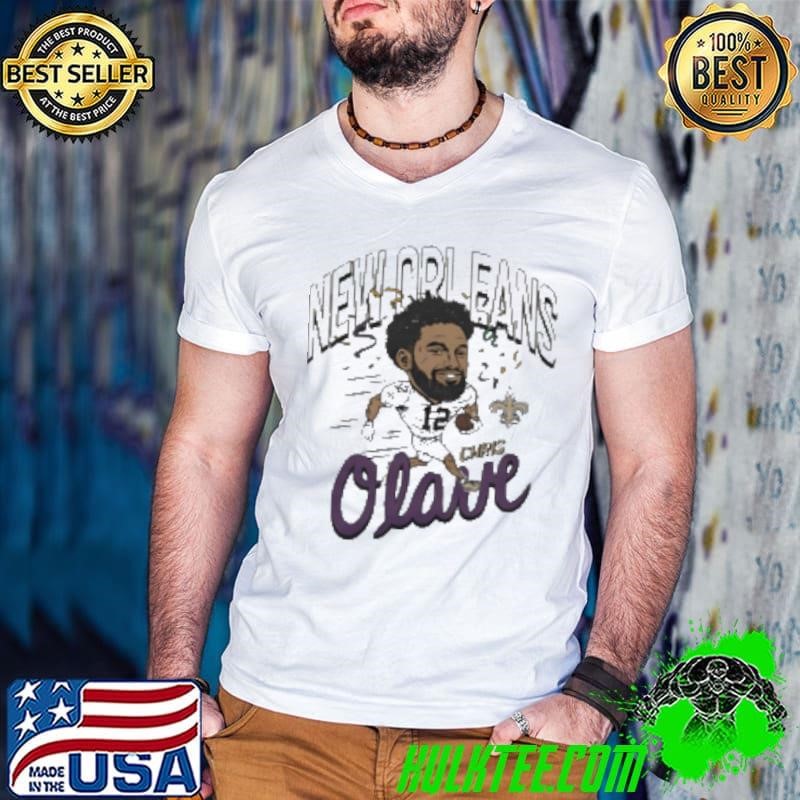 New Orleans Saints Football Chris Olave Caricature Shirt