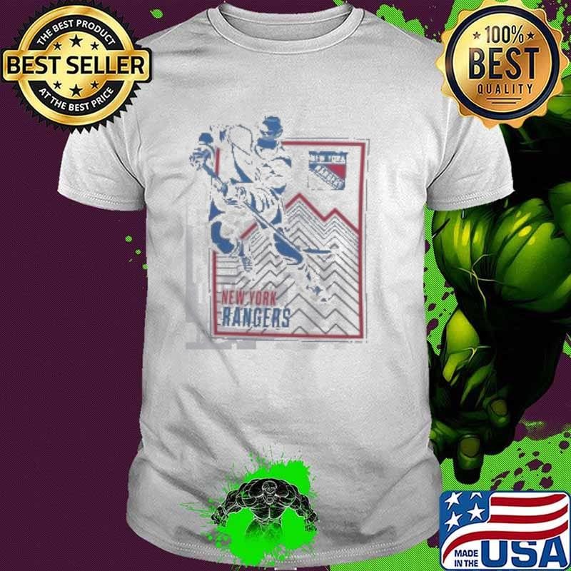 New York Rangers Starter White Player Grid Shirt