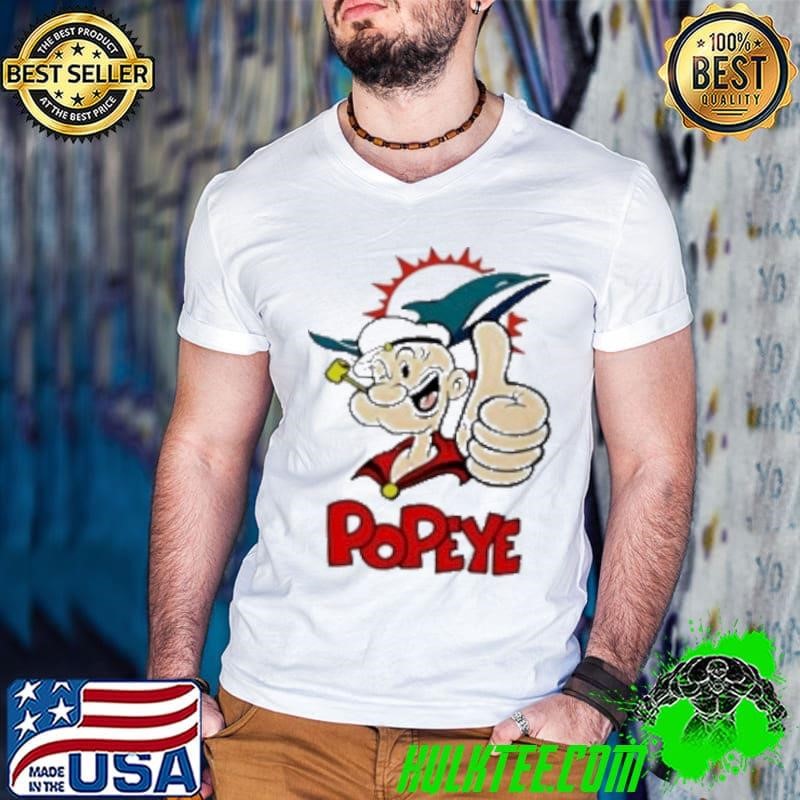 Nfl Miami Dolphins Popeye Shirt