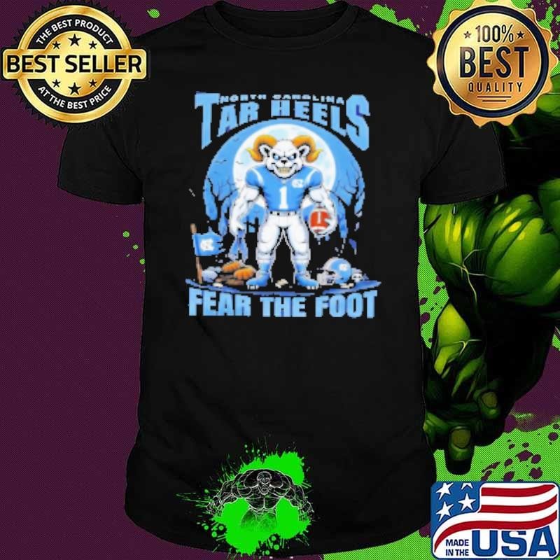 North Carolina Tar Heels Football Fear The Foot Halloween Unisex