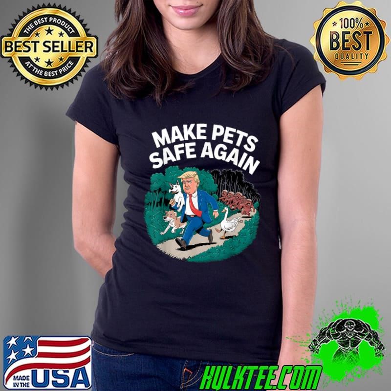 Ohio Cats Dogs Goose 2024 Debate Make Pets Safe Again Ladies Tee