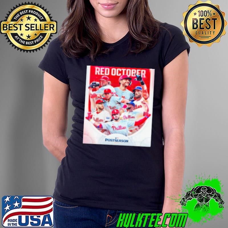 Original Philadelphia Phillies Red October Postseason 2024 Poster Shirt