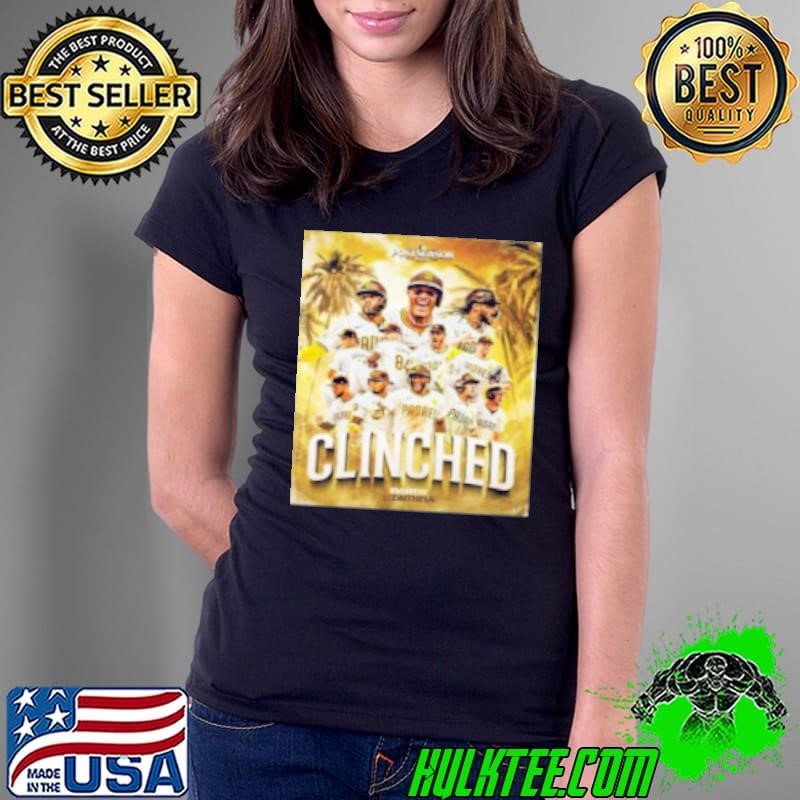 Original San Diego Padres 2024 Clinched Fight For The Faithful Shirt