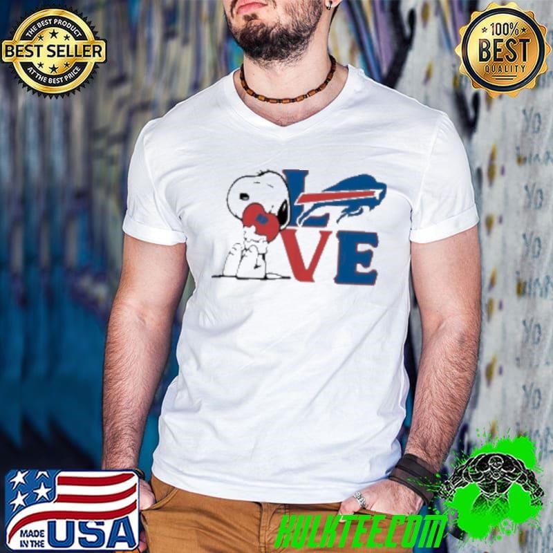Peanuts Snoopy Love Buffalo Bills Shirt