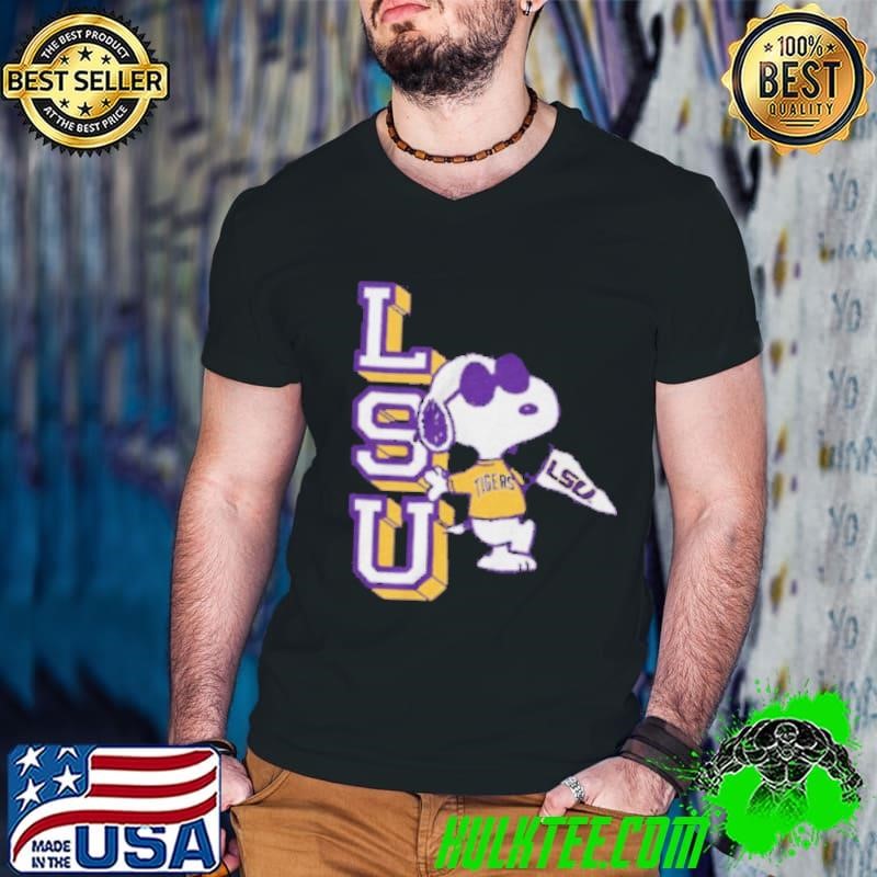 Peanuts x LSU Tigers Joe Cool shirt