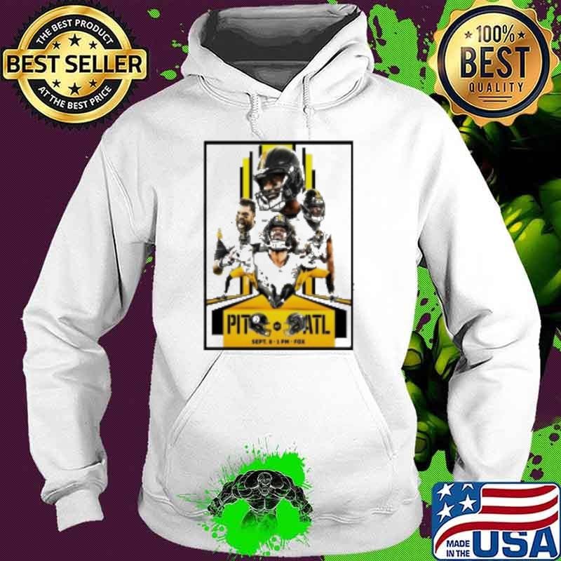Pittsburgh Steelers Vs Atlanta Falcons On Sep 8 2024 In Atlanta GA Poster Hoodie