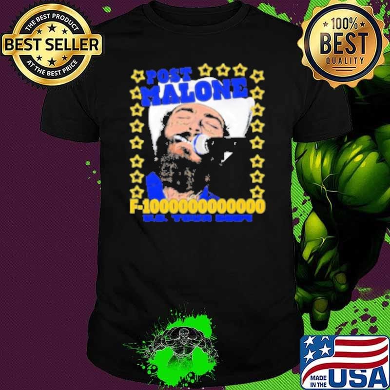 Post Malone F 1 Trillion Tour Star Shirt