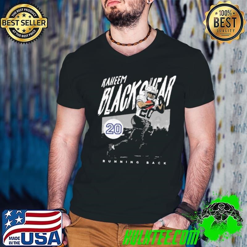 Raheem Blackshear Carolina Grunge American football running back T-Shirt