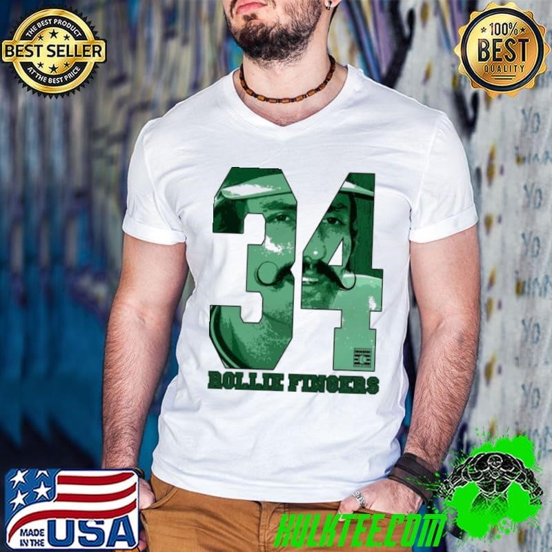 Rollie Fingers American right-handed relief pitcher Oakland Game Guys V Neck