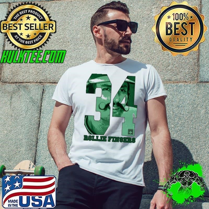 Rollie Fingers American right-handed relief pitcher Oakland Game T-Shirt