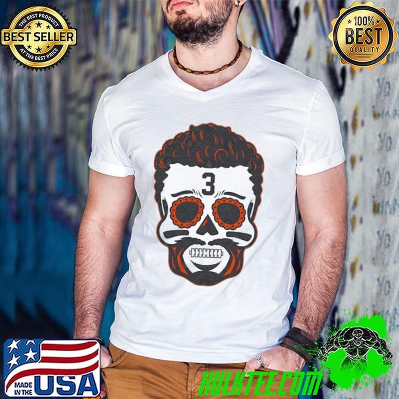 Russell Wilson Rocky Mountain Sugar Skull American football quarterback T-Shirt