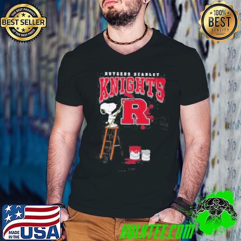Rutgers Scarlet Knights Snoopy Painting Shirt