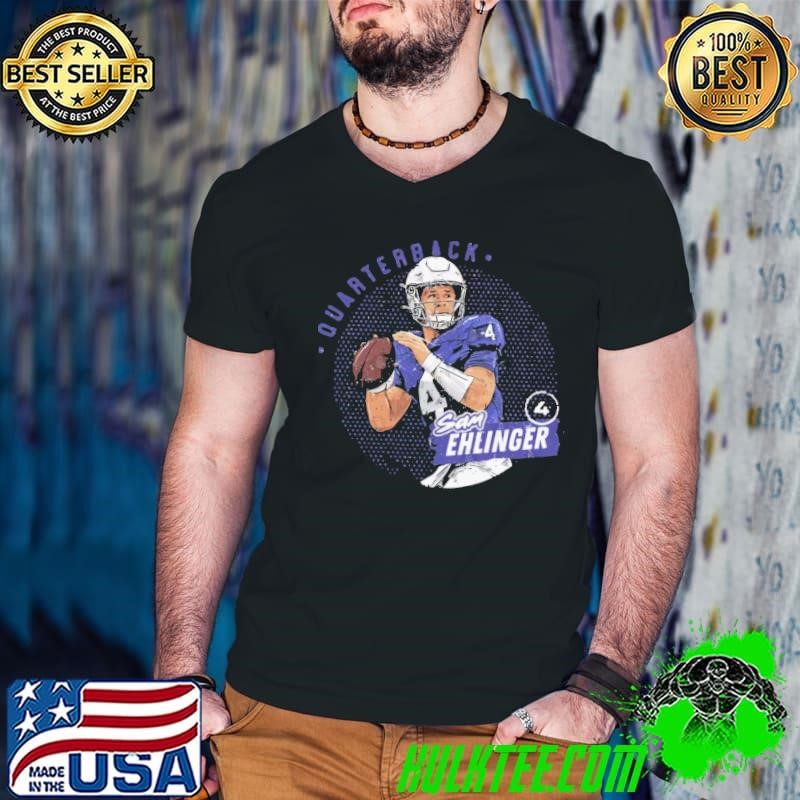 Sam Ehlinger Indianapolis Dots American football quarterback T-Shirt