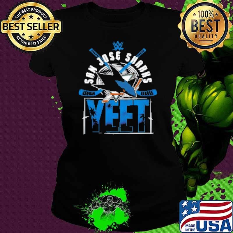 San Jose Sharks Hockey Jey Uso WWE Yeet Shirt