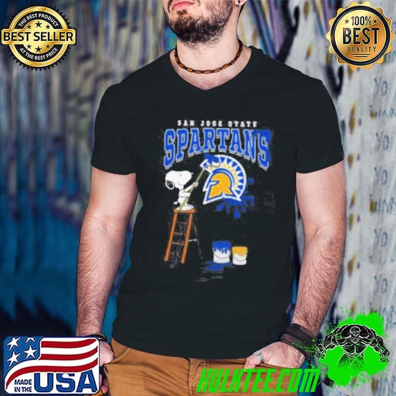 San Jose State Spartans Snoopy Painting Shirt