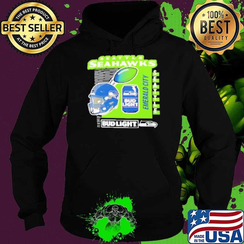 Seattle Seahawks Bud Light Emerald City Hoodie