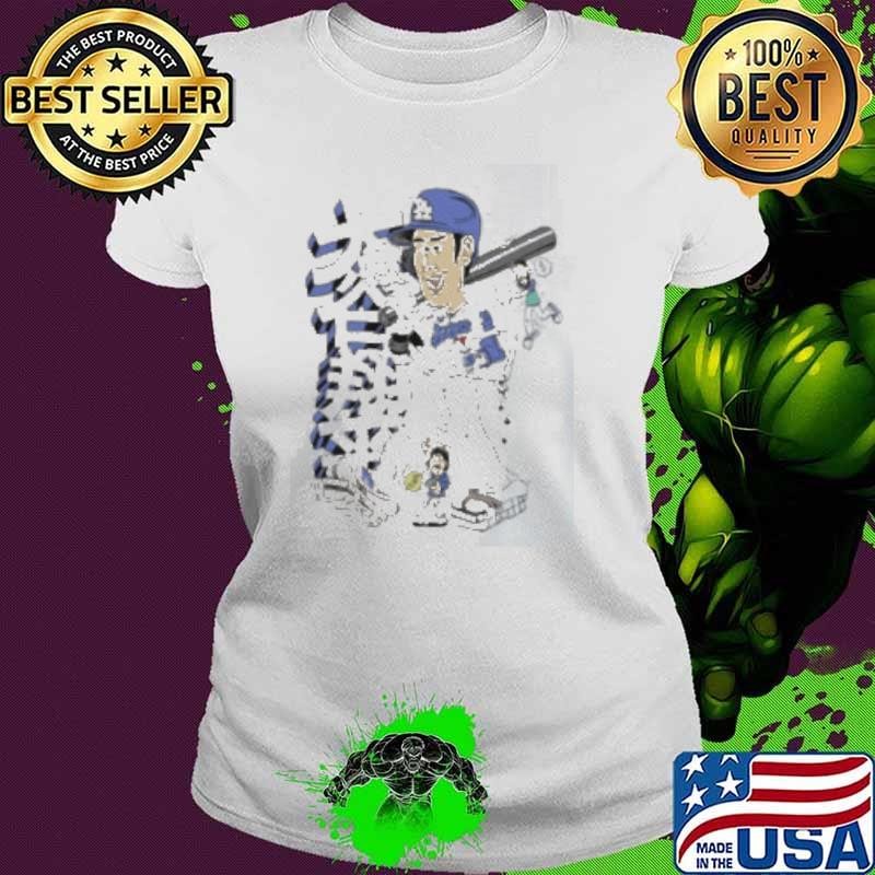 Shohei Ohtani Los Angeles Dodgers 1st 50 50 Season Caricature shirt