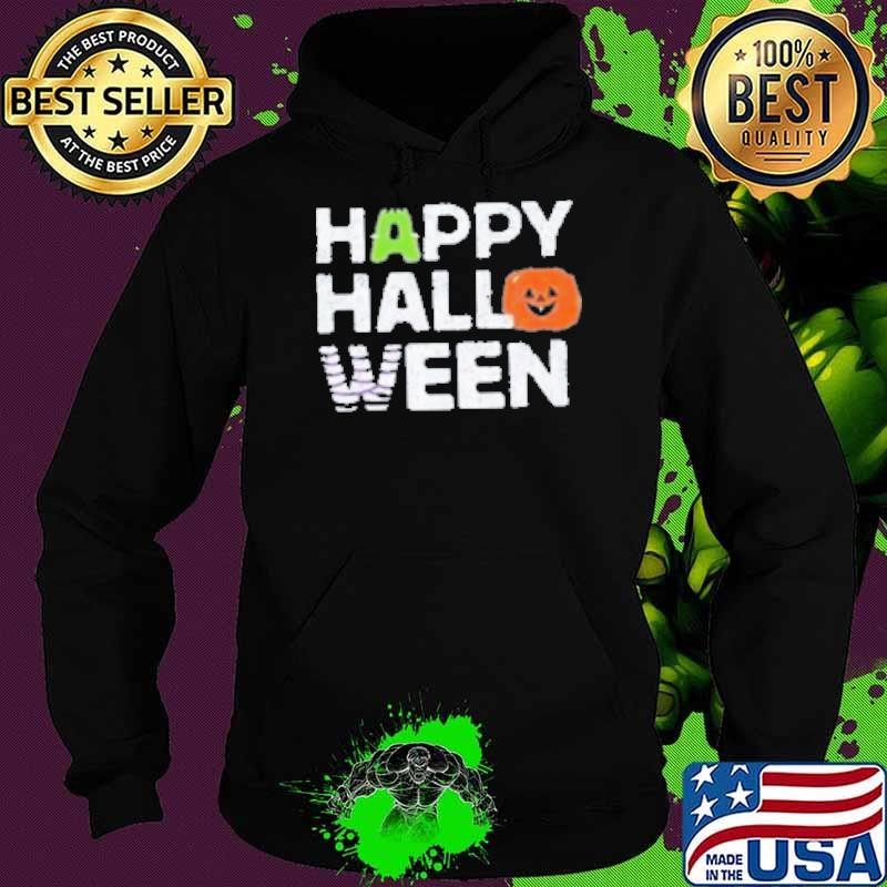 Smiling Pumpkin Happy Halloween Hoodie
