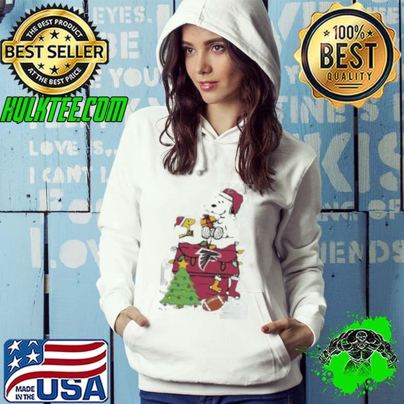 Snoopy And Woodstock Gift Atlanta Falcons Football Merry Christmas 2024 Hoodie