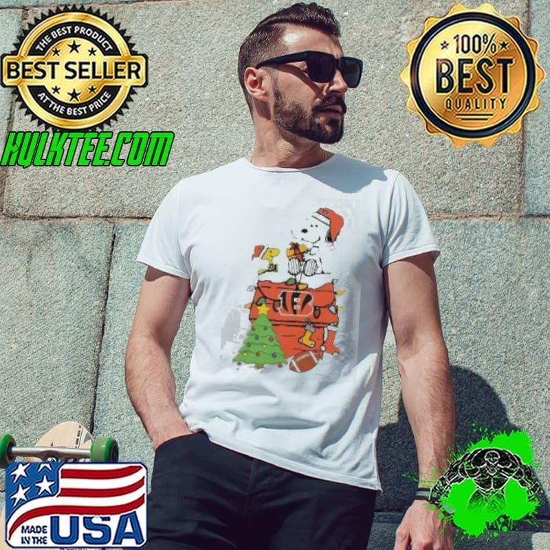 Snoopy And Woodstock Gift Cincinnati Bengals Football Merry Christmas 2024 shirt