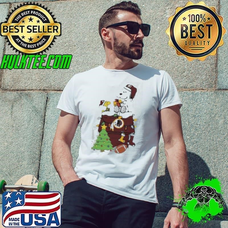 Snoopy And Woodstock Gift Washington Redskins Football Merry Christmas 2024 shirt
