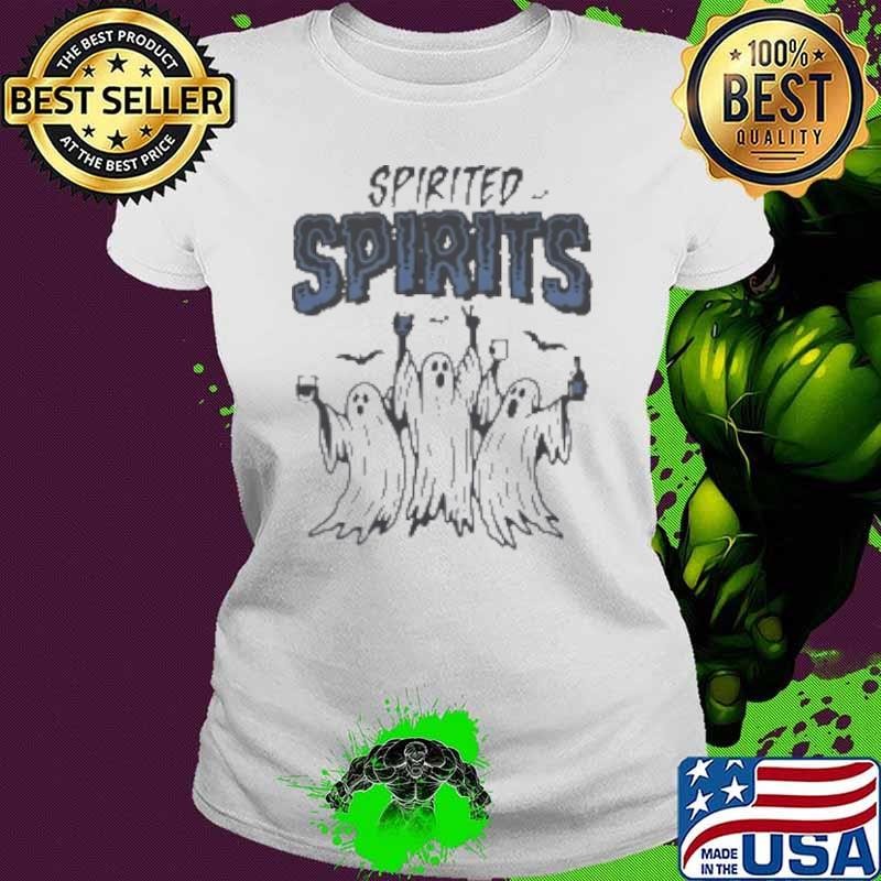 Spirited Spirits Ghosts Halloween Party Ladies tee