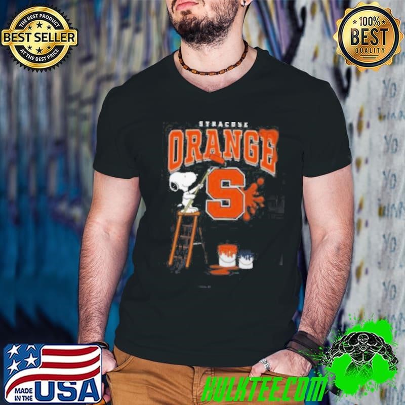 Syracuse Orange Snoopy Painting Shirt