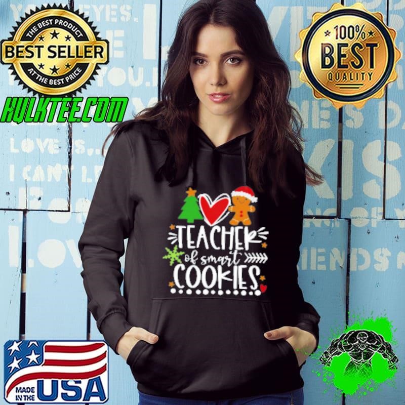 Teacher Of Smart Cookies Gingerbread Man Teacher Shirt