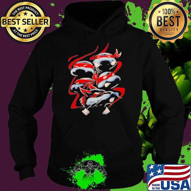 Teenage Mutant Ninja Turtles And Their Adoptive Father Splinter Father And Sons Hoodie