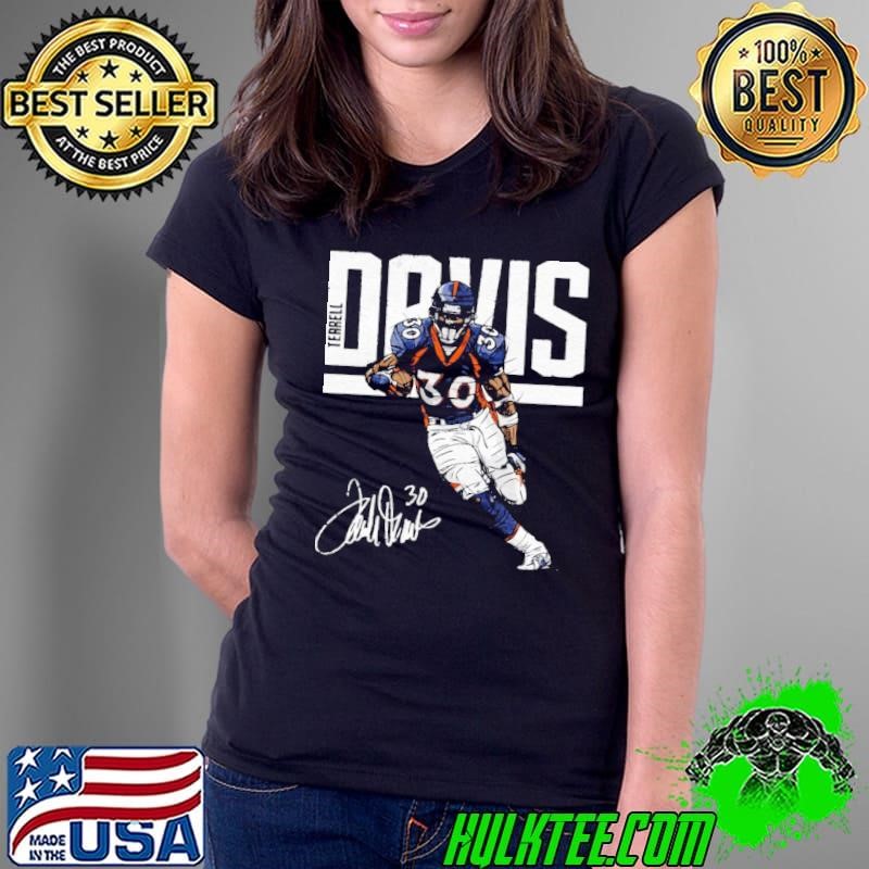 Terrell Davis Denver Hyper American former professional football T-Shirt